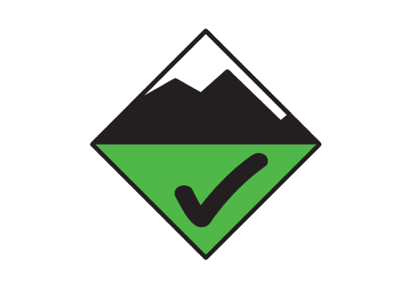 Avalanche danger low icon